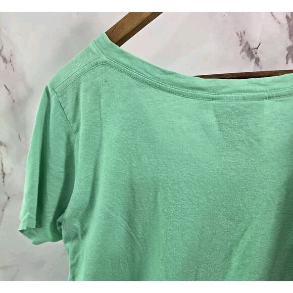 Jungmaven T Shirt Mens Medium Green Hemp Tee Short Sleeve V Neck Organic - Picture 6 of 9